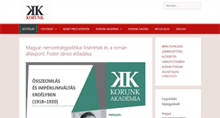 Desktop Screenshot of korunk.org