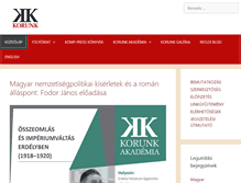 Tablet Screenshot of korunk.org